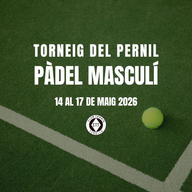 Torneig del pernil de pàdel masculí 2026