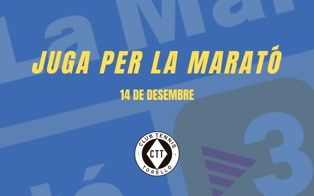 Juga per La Marató 2025