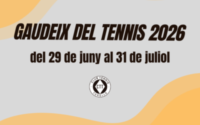 Prova i Gaudeix del Tennis 2026